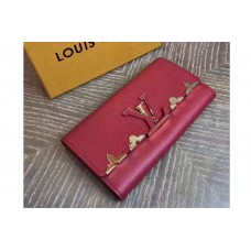 Louis Vuitton M64551 Capucines Wallet Taurillon Leather Red