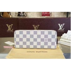 Louis Vuitton N61264 Clemence Wallet Damier Azur Canvas