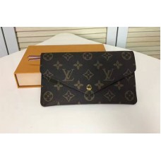 Louis Vuitton M62155 Jeanne Wallet Monogram Canvas Red