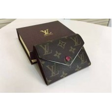 Louis Vuitton M62360  Victorine Wallet Monogram Canvas Wine