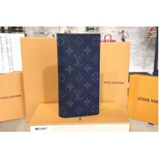 Louis Vuitton M61697 Brazza Wallet Monogram Eclipse Canvas