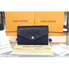 Louis Vuitton M60568 Compact Curieuse Wallet Monogram Empreinte Black