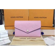 Louis Vuitton M60568 Compact Curieuse Wallet Monogram Empreinte Pink