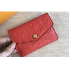 Louis Vuitton M60633 Key Pouch Monogram Empreinte Leather Red