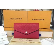 Louis Vuitton M60568 Compact Curieuse Wallet Monogram Empreinte Cherry