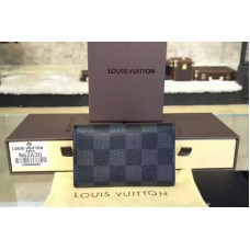 Louis Vuitton N62630 6 Key Holder Damier Graphite Canvas