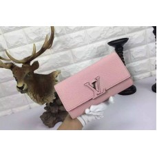 Louis Vuitton M61248 Capucines Wallet Taurillon leather Pink