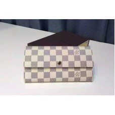 Louis Vuitton N61735 Damier Azur Canvas Sarah Wallet