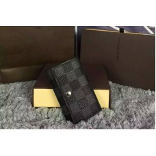 Louis Vuitton N62662 Damier Graphite Canvas 6 Key Holder