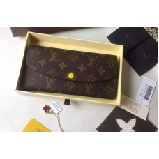 Louis Vuitton M60698 Emilie Wallet Monogram Canvas Lemon