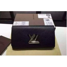 Louis Vuitton M6117N  Epi Leather Twist Wallet Black