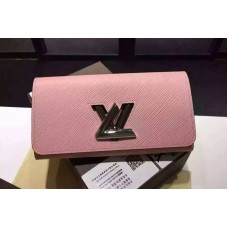 Louis Vuitton M6117N Epi Leather Twist Wallet Pink