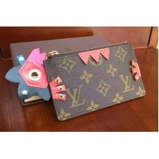 Louis Vuitton M61487 Monogram Canvas Key Pouch Totem