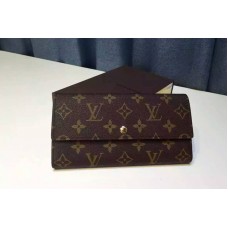 Louis Vuitton M61734 Monogram Canvas Sarah Wallet