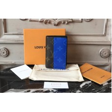 Louis Vuitton M63021 Pocket Organizer Monogram Blue canvas Wallets