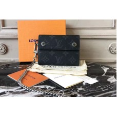 Louis Vuitton M63510 Rivets Chain Wallet Monogram Eclipse Canvas