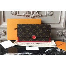 Louis Vuitton M64585 Flore Monogram Canvas Wallet Red