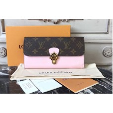 Louis Vuitton M61719 Cherrywood Wallet Patent Leather With Monogram canvas Pink