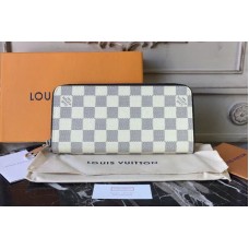 Louis Vuitton N62632 Zippy Wallet Vertical Damier Coastline Canvas