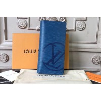 Louis Vuitton M63513 Epi Leather Brazza Wallet Blue