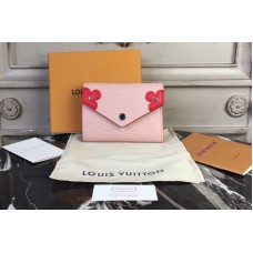 Louis Vuitton M62980 Victorine wallet Epi leather Pink