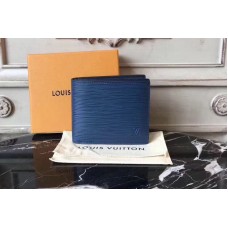 Louis Vuitton M60053 Epi Leather Amerigo Wallet Blue