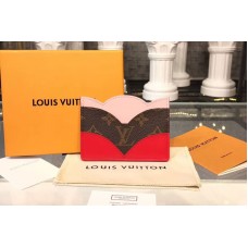 Louis Vuitton M61733 LV Card Holder Monogram Canvas with Leather