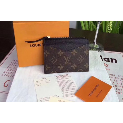 louis vuitton monogram zipped card holder