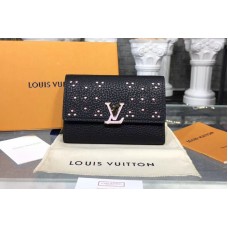 Louis Vuitton M62564 LV Capucines Compact Wallet Taurillon leather Black