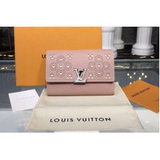 Louis Vuitton M62658 LV Capucines Compact Wallet Taurillon leather Pink