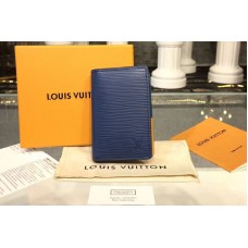 Louis Vuitton M62909 LV Pocket Organizer Epi Leather Blue