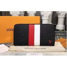 Louis Vuitton M62983 LV Zippy Wallets Epi Leather Black