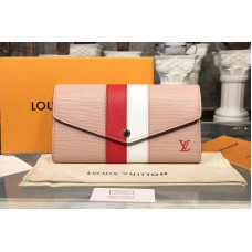 Louis Vuitton M62986 LV Sarah Wallet Epi Leather Pink