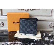 Louis Vuitton N60053 Damier Graphite Canvas Amerigo Wallet