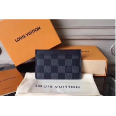 Louis Vuitton N61722 Card Holder Damier Graphite Canvas