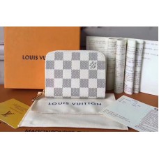 Louis Vuitton N63069 Zippy Coin Purse Damier Azur Canvas