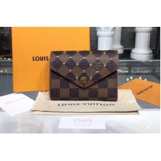 Louis Vuitton N60122 LV Victorine Wallet Damier Ebene Canvas