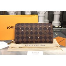 Louis Vuitton N60122 LV Zippy Wallet Damier Ebene Canvas