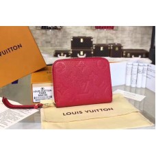 Louis Vuitton M60740 Monogram Empreinte Zippy Coin Purse Red