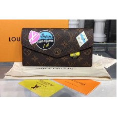 Louis Vuitton M60531 LV Sarah Wallet MY LV World Tour Monogram Canvas Wallet