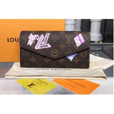 Louis Vuitton M60531 LV Sarah Wallet MY LV World Tour Monogram Canvas Wallet