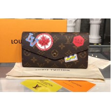 Louis Vuitton M60531 LV Sarah Wallet MY LV World Tour Monogram Canvas Wallet