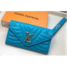 Louis Vuitton M63729 LV New Wave Long Wallet Blue