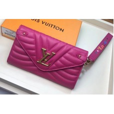 Louis Vuitton M63820 LV New Wave Long Wallet Rosy