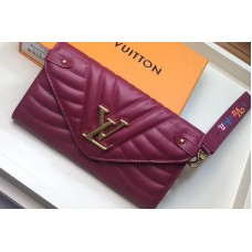 Louis Vuitton M63729 LV New Wave Long Wallet Wine