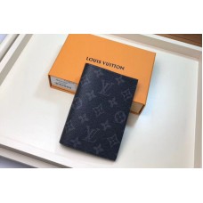 Louis Vuitton M64501 LV Monogram Eclipse Canvas Passport Cover