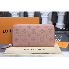 Louis Vuitton M61868 LV Mahina Leahter Zippy Wallet Magnolia