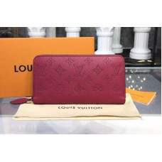 Louis Vuitton M61868 LV Mahina Leahter Zippy Wallet Red