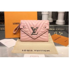 Louis Vuitton M63730 LV New Wave Compact Wallet Calf leather Pink