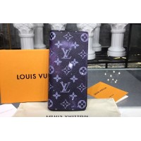 Louis Vuitton M63871 LV Brazza Wallets Monogram Galaxy Canvas